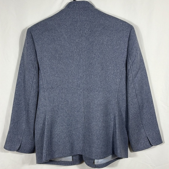 Anne Klein Blue Blazer Blazer Jacket | Size 12 - Picture 2 of 6